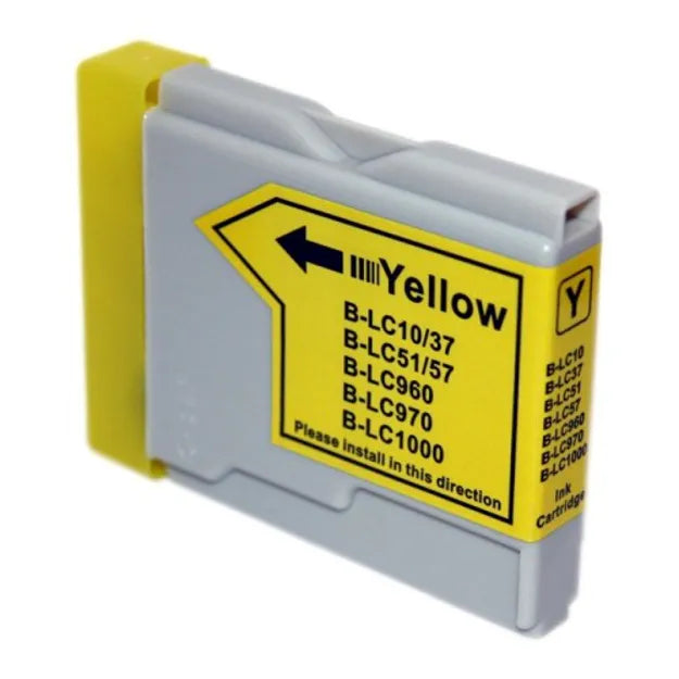 Brother Compatible LC970/LC1000 Yellow Ink Cartridge