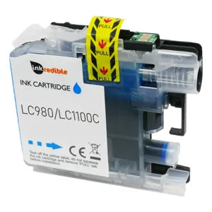 Brother Compatible LC1100 High Capacity Cyan Ink Cartridge