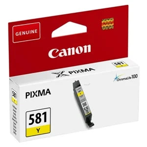 Canon Original CLI-581Y Yellow Inkjet Cartridge (2105C001)