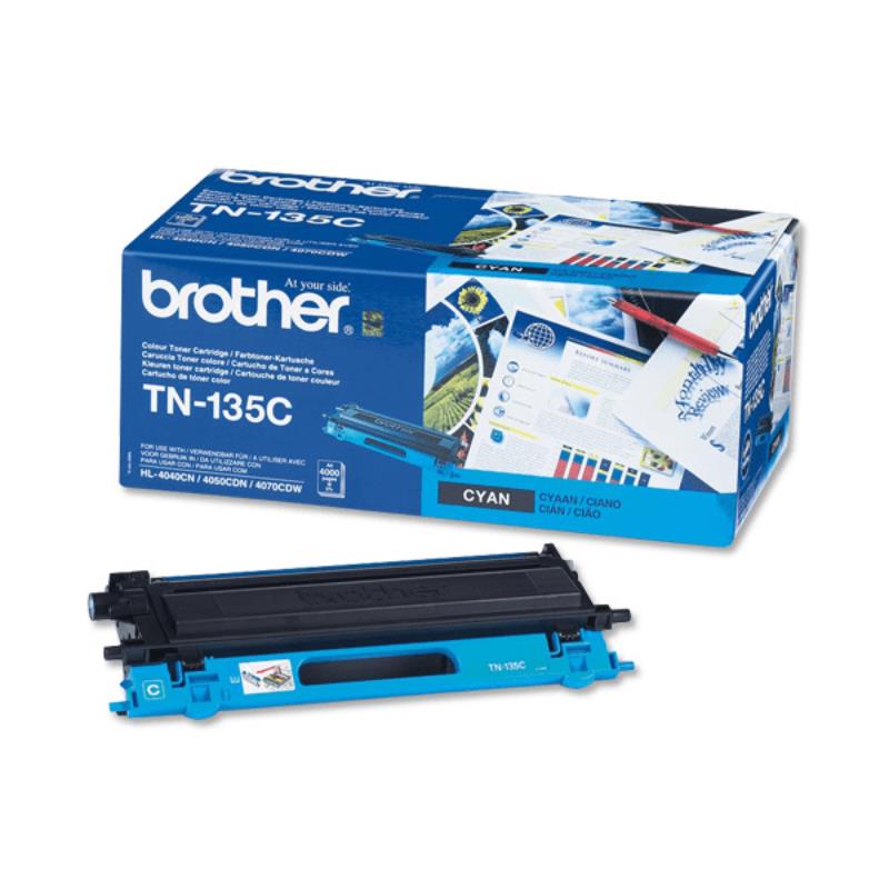 Brother Original TN-135C High Capacity Cyan Toner Cartridge