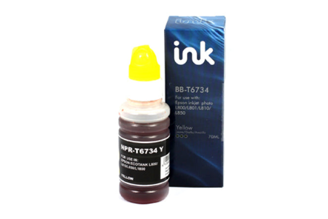 Epson Compatible T6734 Yellow Ink Bottle C13T67344A