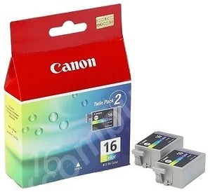 Canon Original BCI-16 Colour Ink Cartridge Twin Pack (9818A008)