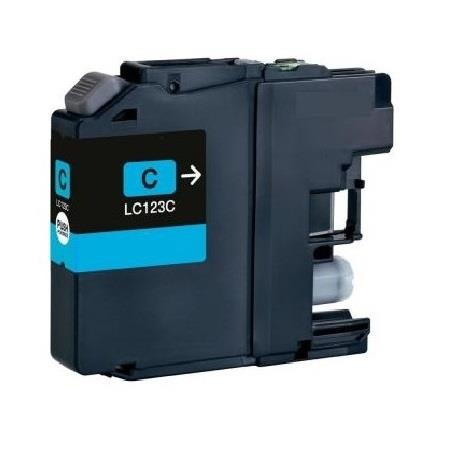 Brother Compatible LC123 Cyan Ink Cartridge