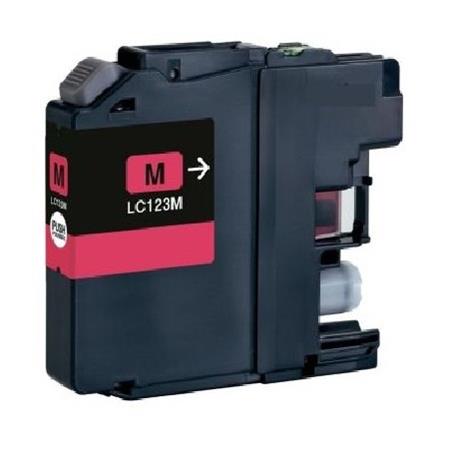 Brother Compatible LC123 Magenta Ink Cartridge