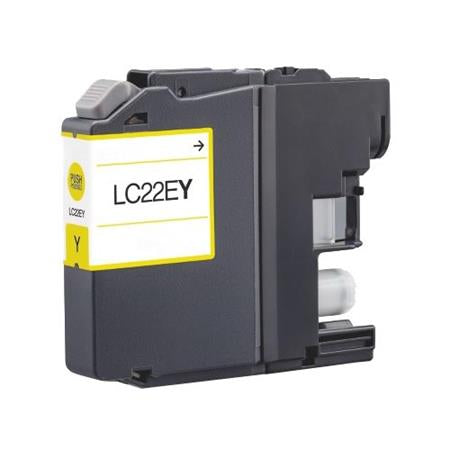 Brother Compatible LC22EY Yellow Ink Cartridge