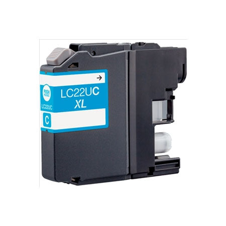 Brother Compatible LC22UC High Capacity Cyan Ink Cartridge