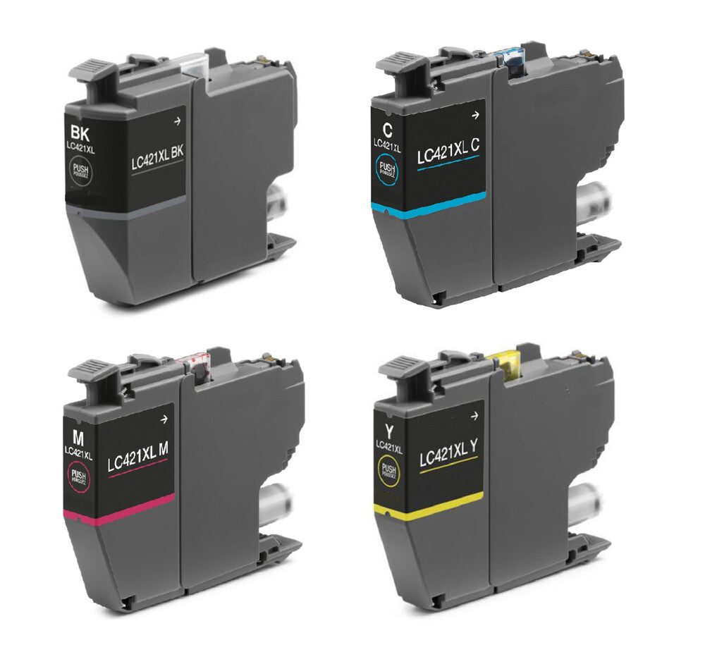 Brother Compatible LC421XLVAL Ink Cartridge Set (4)