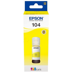 Epson Original 104 Yellow Ecotank Ink Bottle (C13T00P440)