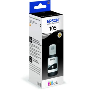 Epson Original 105 Black Ecotank Ink Bottle (C13T00Q140)