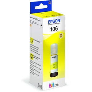 Epson Original 106 Yellow Ecotank Ink Bottle (C13T00R440)
