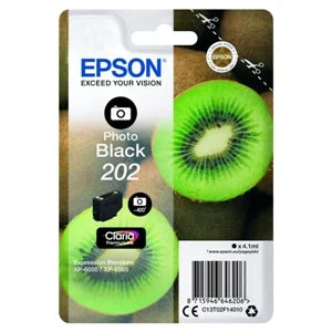 Epson Original 202 Photo Black Inkjet Cartridge (C13T02F14010)