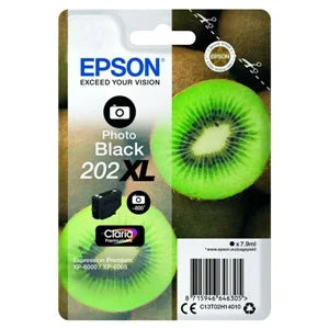 Epson Original 202XL Photo Black High Capacity Inkjet Cartridge (C13T02H14010)