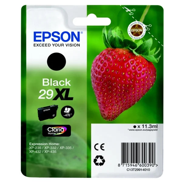 Epson Original 29XL Black High Capacity Ink Cartridge (T2991)