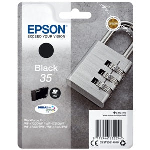 Epson Original 35 Black Inkjet Cartridge (C13T35814010)