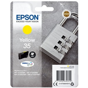 Epson Original 35 Yellow Inkjet Cartridge (C13T35844010)