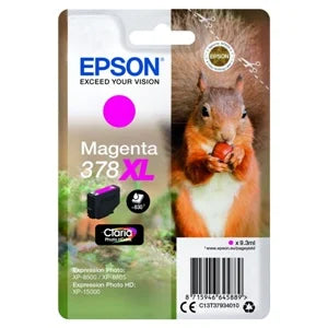 Epson Original 378XL Magenta High Capacity Inkjet Cartridge (C13T37934010)