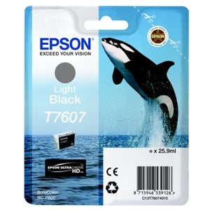 Epson Original T7607 Light Black Inkjet Cartridge (C13T76074010)
