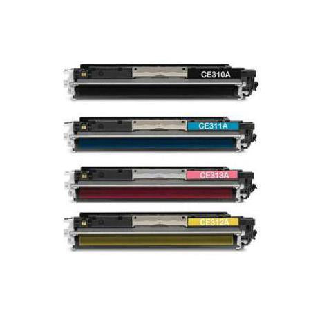 HP Compatible CE310A-CE313A Toner Cartridge Set 126A