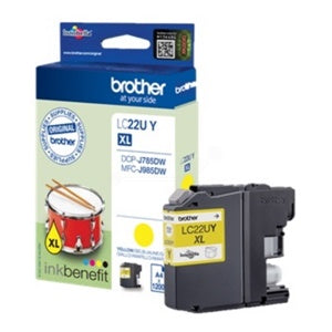 Brother Original LC22EY Yellow Ink Cartridge