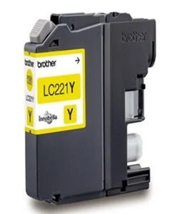 Brother Original LC221Y Yellow Ink Cartridge