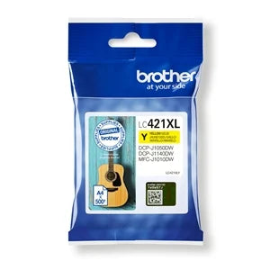 Brother Original LC421XLY Yellow Ink Cartridge
