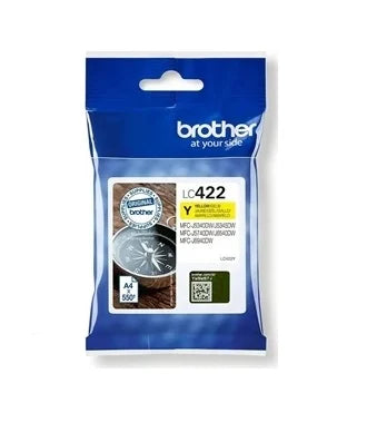Brother Original LC422Y Yellow Ink Cartridge