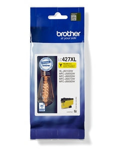 Brother Original LC427XLY High Capacity Yellow Ink Cartridge
