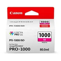 Canon Original PFI-1000M Magenta Inkjet Cartridge (PFI-1000M)