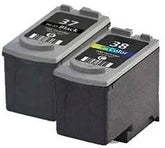 Remanufactured Canon PG‑37 & CL‑38 Light User Black & Tri‑Colour Ink Multipack ‑ (2145B001 & 2146B001)