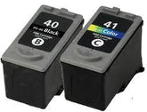 Remanufactured Canon PG‑40 / CL‑41 Black & Tri‑Colour Ink Cartridge Multipack