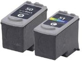 Canon Remanufactured PG50/CL51 Black and Colour Ink Cartridge Set