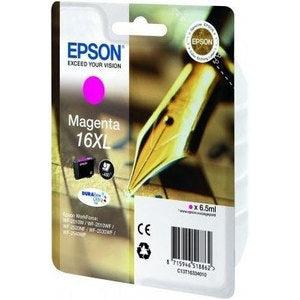 Epson Original 16XL Magenta High Capacity Ink Cartridge (T1633)