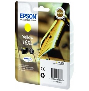 Epson Original 16XL Yellow High Capacity Ink Cartridge (T1634)