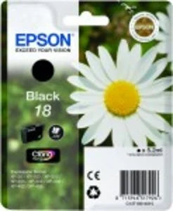Epson Original 18 Black Ink Cartridge (T1801)
