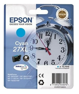 Epson Original 27XL Cyan High Capacity Ink Cartridge (T2712)