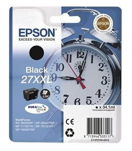 Epson Original 27XXL Black Extra High Capacity Ink Cartridge (T2791)
