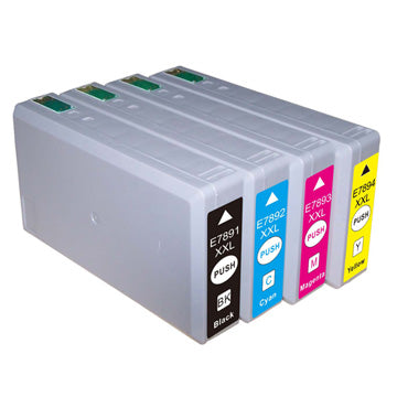 Epson Compatible T7891 T7892 T7893 T7894 Ink Cartridge Set (4)