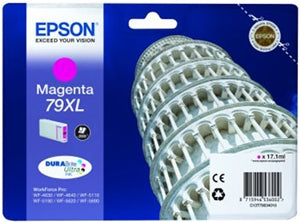 Epson Original 79XL Magenta High Capacity Ink Cartridge (C13T79034010)