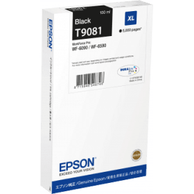 Epson Original T9081 Black High Capacity Inkjet Cartridge (C13T908140)