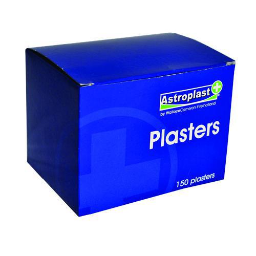 Astroplast Plasters Blue 3 Assorted Sizes (Pack 150)
