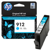 HP 912 Cyan Original Standard Capacity Ink Cartridge (3YL77AE)