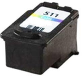 Remanufactured Canon CL‑511 Tri‑Colour Ink Cartridge ‑ (2972B001AA)
