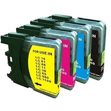 Brother Compatible LC980/LC1100XL Ink Cartridge Set (4)