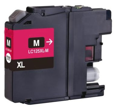 Brother Compatible LC125XL Magenta Ink Cartridge