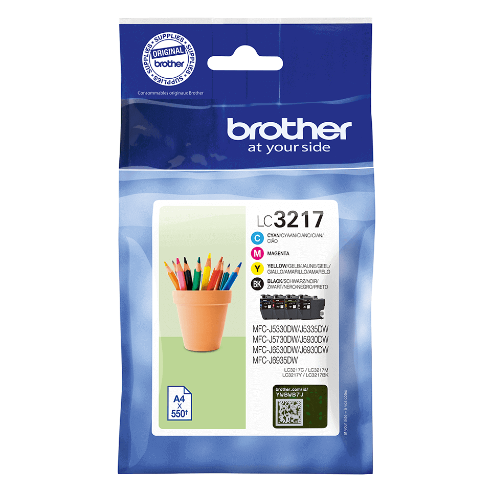 Brother Original LC3217VAL Ink Cartridge Set (4)