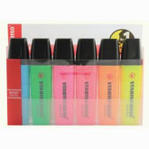 STABILO BOSS ORIGINAL Highlighter Pens Chisel Tip 2-5mm Line Assorted Colours (Wallet 6)