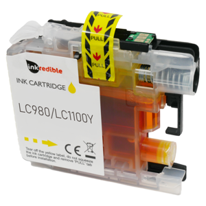 Compatible Brother LC1100HY High Capacity Yellow Ink Cartridge (LC1100HYY)