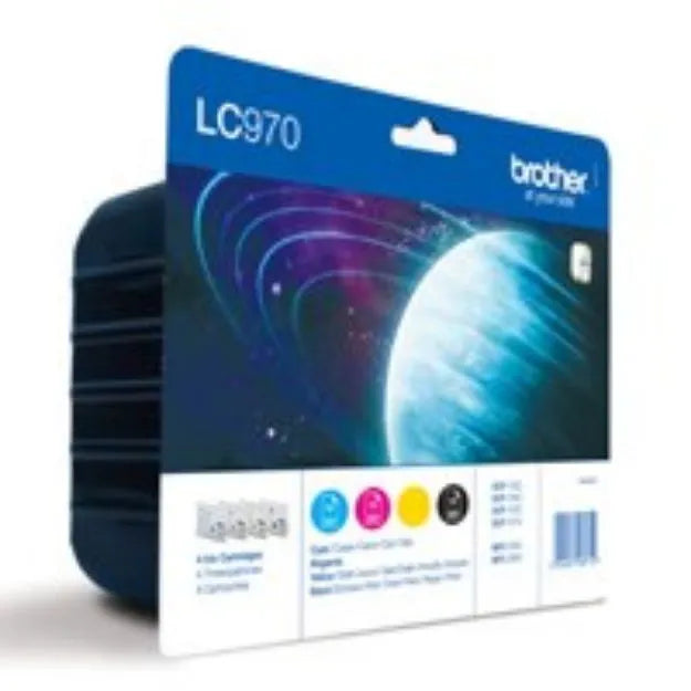 Brother Original LC970VALBP Ink Cartridge Set (4)