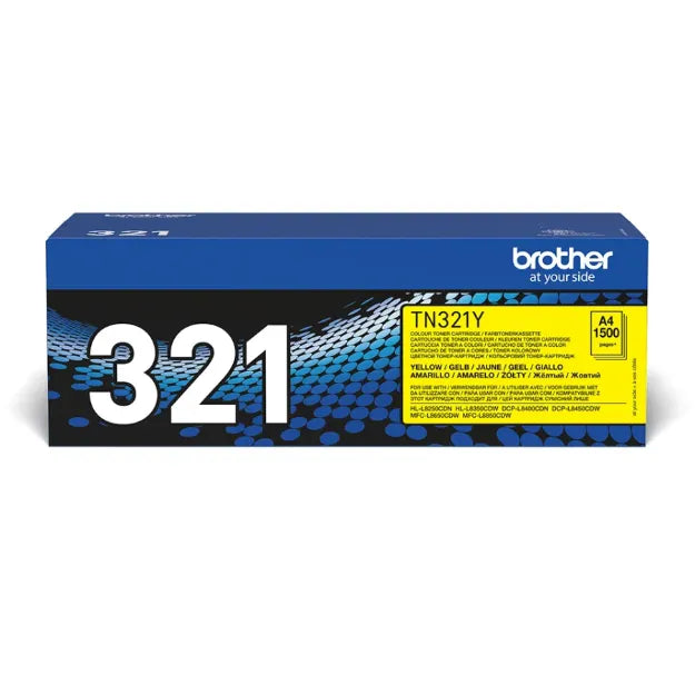 Brother Original TN321Y Yellow Toner Cartridge