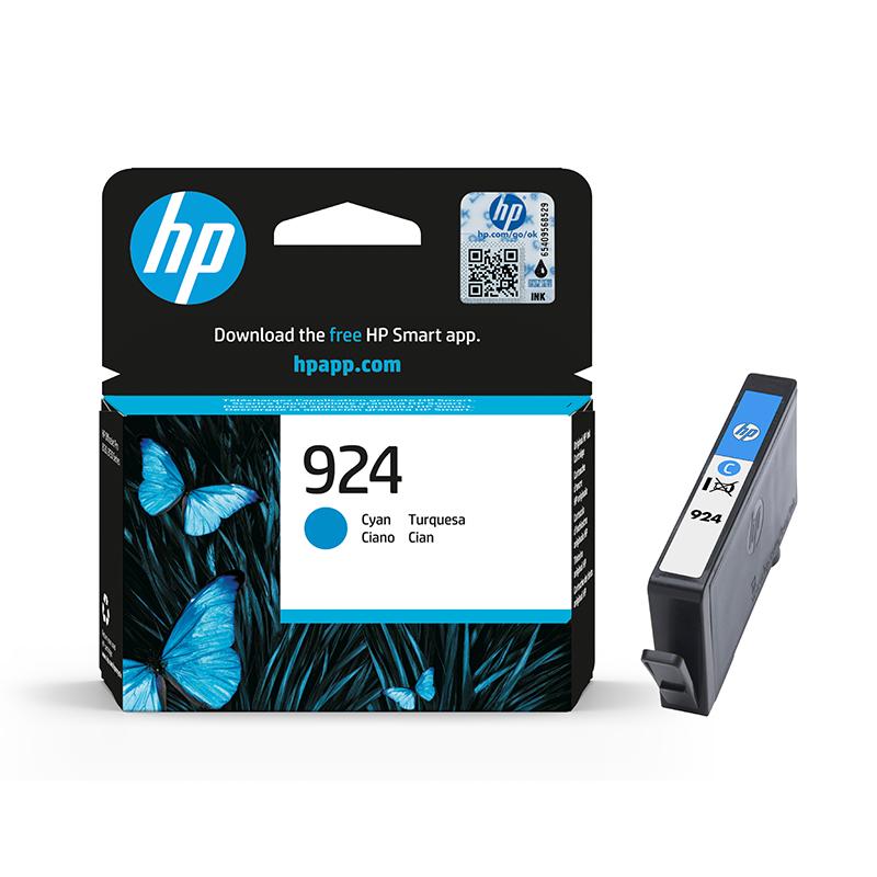 HP 924 Cyan Original Ink Cartridge (4K0U3NE)